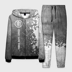 Костюм мужской Three Days Grace - grey gradient по-вертикали, цвет: 3D-черный