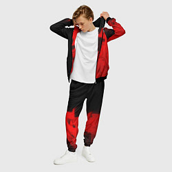 Костюм мужской Mini - red gradient по-вертикали, цвет: 3D-черный — фото 2