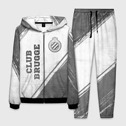 Мужской костюм Club Brugge - white gradient вертикально