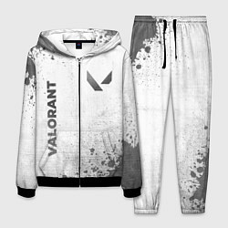 Мужской костюм Valorant - white gradient вертикально