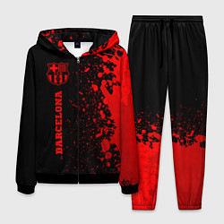 Мужской костюм Barcelona - red gradient по-вертикали