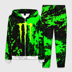 Мужской костюм Monster energy кислотные краски