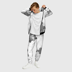 Костюм мужской Zotye - white gradient вертикально, цвет: 3D-черный — фото 2