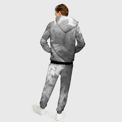 Мужской костюм Portal - grey gradient вертикально / 3D-Черный – фото 4