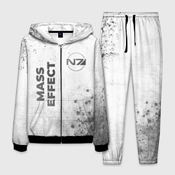 Мужской костюм Mass Effect - white gradient вертикально