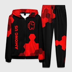 Мужской костюм Among Us - red gradient вертикально