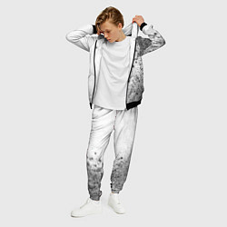 Костюм мужской Sabaton - white gradient по-вертикали, цвет: 3D-черный — фото 2