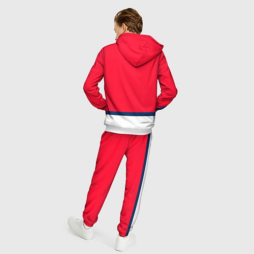 Мужской костюм Вашингтон Кэпиталз хоккей / 3D-Белый – фото 4