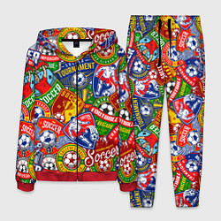 Мужской костюм Футбольные лиги паттерн