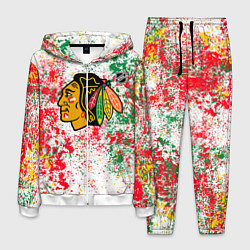 Мужской костюм Chicago Blackhawks NHL white