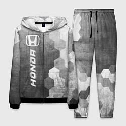 Мужской костюм Honda - grey gradient по-вертикали