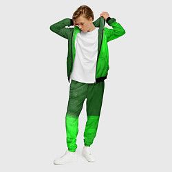 Костюм мужской Hollywood Undead - green gradient по-вертикали, цвет: 3D-черный — фото 2