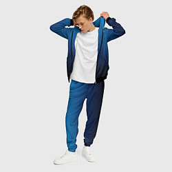 Костюм мужской Из голубого в чёрный градиент с точками, цвет: 3D-черный — фото 2