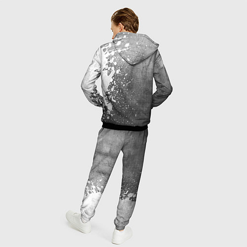 Мужской костюм Red Hot Chili Peppers - grey gradient по-вертикали / 3D-Черный – фото 4