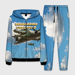 Мужской костюм Bombardino Crocodillo мем