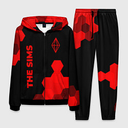 Мужской костюм The Sims - red gradient вертикально