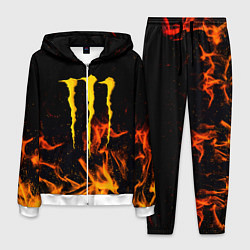 Мужской костюм Monster energy orange fire