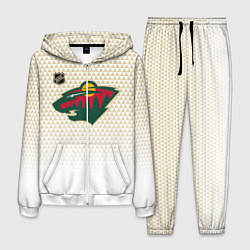 Мужской костюм Миннесота Уайлд - белый градиент