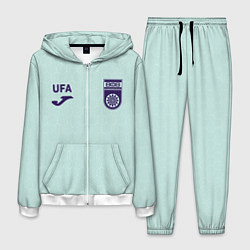 Мужской костюм Фк Уфа - мятный цвет и текстура