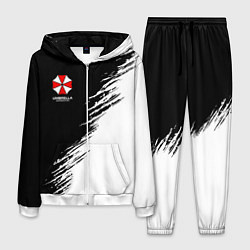 Мужской костюм Umbrella Corp - black and white