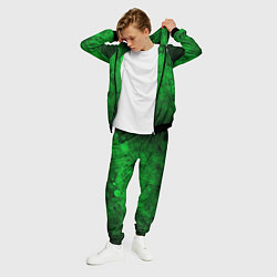 Костюм мужской Абстракция - green acid stains, цвет: 3D-черный — фото 2