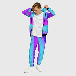 Костюм мужской Неоновый прилив, цвет: 3D-черный — фото 2