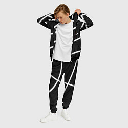 Костюм мужской Майами Хит - баскетбольный линии, цвет: 3D-черный — фото 2