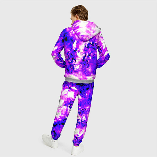 Мужской костюм Doom неоновый огонь лого / 3D-Меланж – фото 4