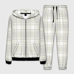 Мужской костюм Checked white completely