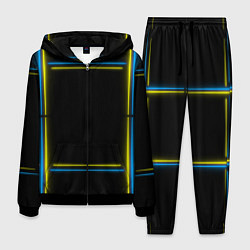 Мужской костюм Neon yellow blue