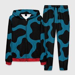 Мужской костюм Синяя коровья расцветка