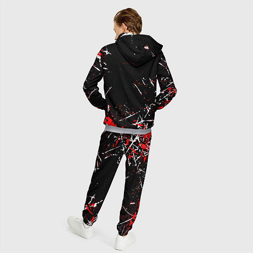 Мужской костюм Doom краски штрихи / 3D-Меланж – фото 4