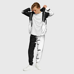 Костюм мужской Doom logo жидкие краски, цвет: 3D-белый — фото 2