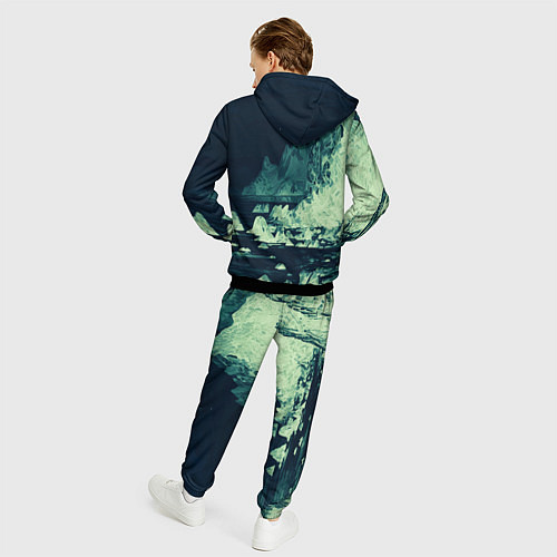 Мужской костюм Dream on стилизованный скалистый берег / 3D-Черный – фото 4