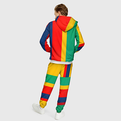 Мужской костюм Чарли Чаплин против Мэрилин Монро поп-арт / 3D-Белый – фото 4