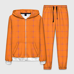 Мужской костюм Color orange stripe