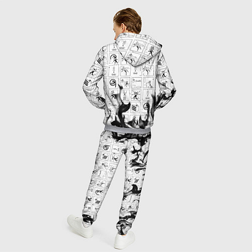 Мужской костюм Doom x portal fire / 3D-Меланж – фото 4