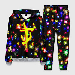 Костюм мужской Doom новогодние искры, цвет: 3D-меланж