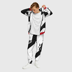 Костюм мужской Real Madrid geometry, цвет: 3D-красный — фото 2