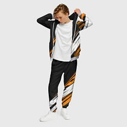 Костюм мужской Российская империя - оранжевый спорт, цвет: 3D-меланж — фото 2