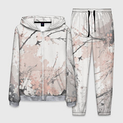 Мужской костюм Цветущее дерево абстракция