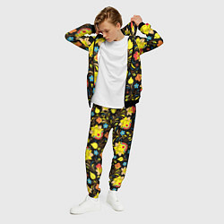 Костюм мужской Хохлома узор, цвет: 3D-черный — фото 2