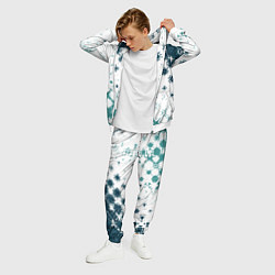 Костюм мужской Узорчатые пятна по диагонали, цвет: 3D-белый — фото 2