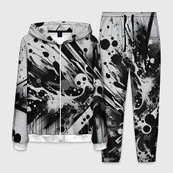 Мужской костюм Абстрактная экспрессивная композиция - киберпанк