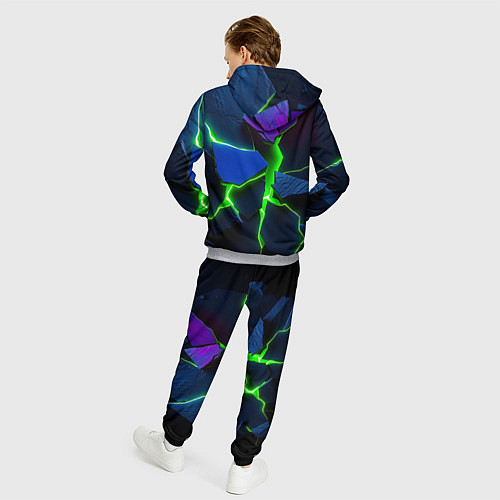 Мужской костюм Neon tile / 3D-Меланж – фото 4