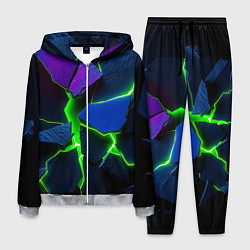 Костюм мужской Neon tile, цвет: 3D-меланж