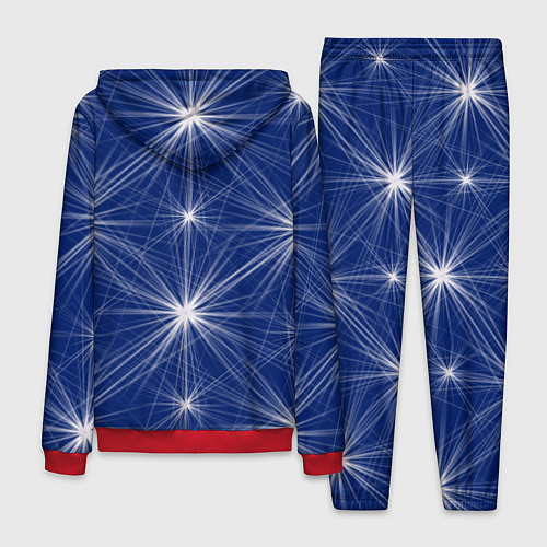 Мужской костюм Звезды на синем фоне / 3D-Красный – фото 2