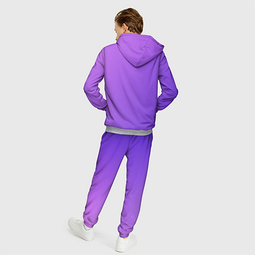 Мужской костюм The color is purple / 3D-Меланж – фото 4