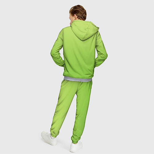 Мужской костюм Color lime green / 3D-Меланж – фото 4