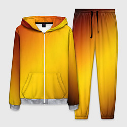 Мужской костюм Color yellow red gradient